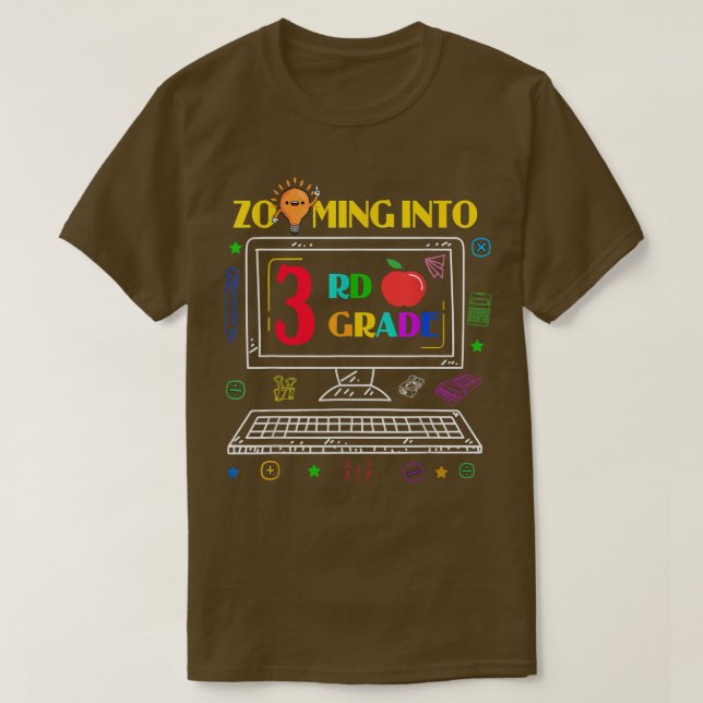 Camiseta Ampliando-se para o 3º ano de volta ao Colégio Vir (Frente do Design)