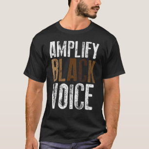 Camiseta Amplifique Black Voices Impoderando Black Histo