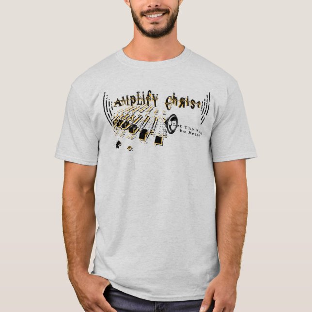 Camiseta Amplifique o cristo (Frente)