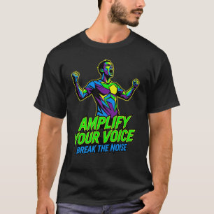 Camiseta Amplify Your Voice - Ousada Rua Motivacio