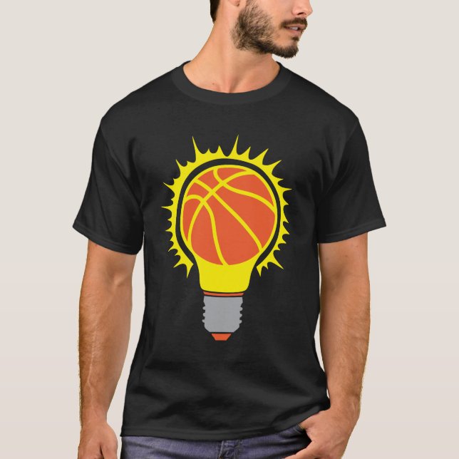 Camiseta ampoule basketball ballon bulb birne (Frente)