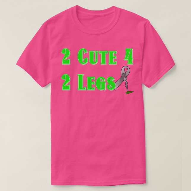 Camiseta Amputee Cute (Frente do Design)