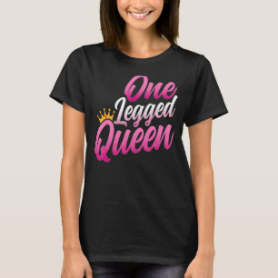 Camiseta Amputee - Engraçado Amputação da Rainha de Uma Per