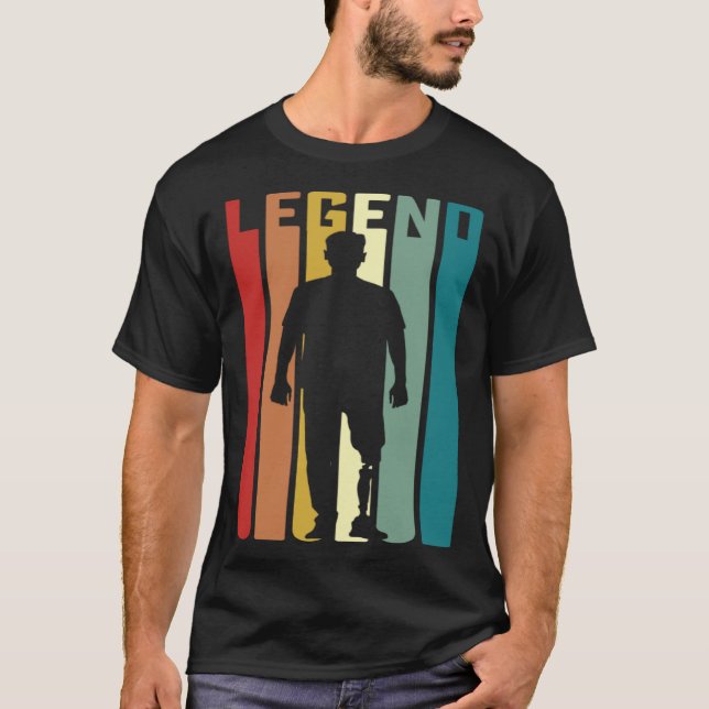 Camiseta Amputee Hero Legend (Frente)