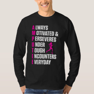 Camiseta Amputee Humor Definition leg Arm Engraçado Recuper