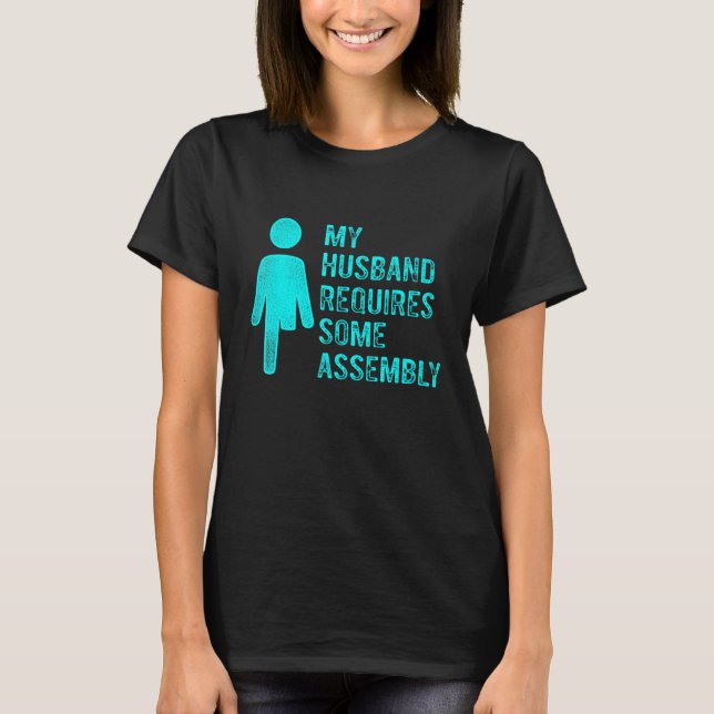 Camiseta Amputee Humor Husband Assembly Leg Arm  Recovery 1 (Frente)