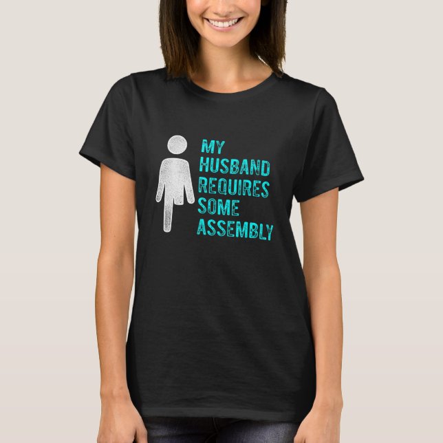 Camiseta Amputee Humor Husband Assembly Leg Arm  Recovery 3 (Frente)