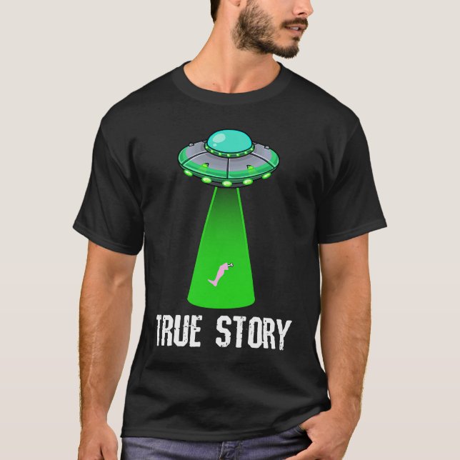 Camiseta Amputee Leg Foot Amputation UFO Alien Abduction Jo (Frente)