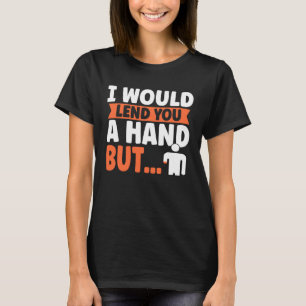 Camiseta Amputeo de Braço de Mão Necessário Amputeação 2