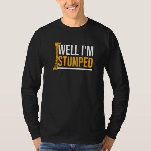 Camiseta Amputeo Humor Arruinado Braço na Perna Engraçado R
