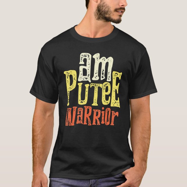 Camiseta Amputeo Humor na Perna Viva Recuperação 1 (Frente)