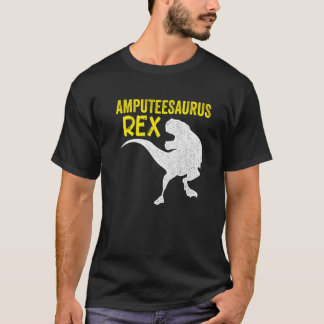 Camiseta Amputeo Humor Saurusrex Recuperação do Braço das P