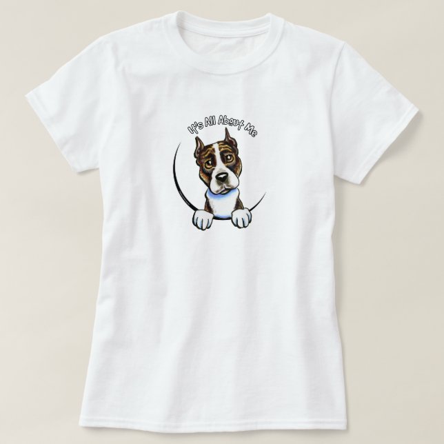Camiseta AmStaff Brindle IAAM (Frente do Design)