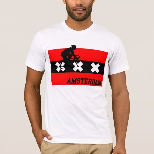 Camiseta Amsterdam Cycling Male (Frente)
