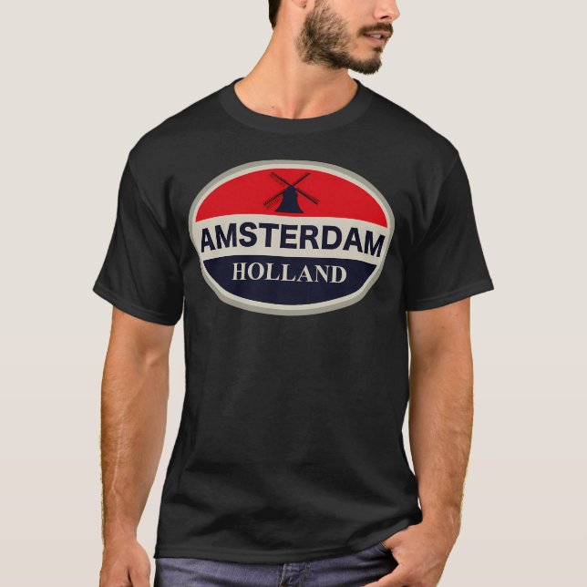 Camiseta Amsterdam Holland (Frente)