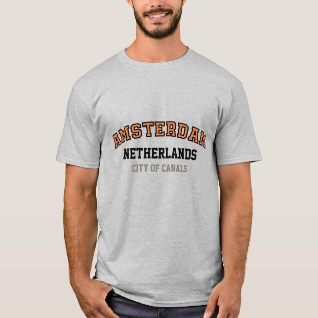 Camiseta Amsterdam Light Style T-Shirt (Frente)
