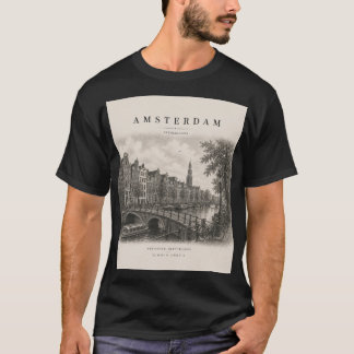 Camiseta Amsterdam | Vintage Travel City Design
