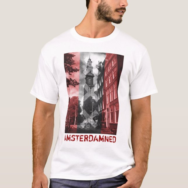 Camiseta AMSTERDAMNED Westertoren (Frente)