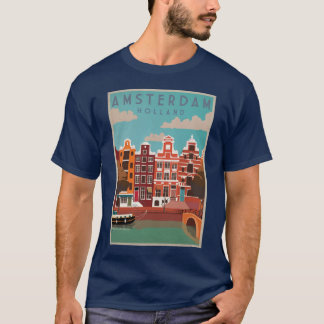 Camiseta Amsterdão cidade