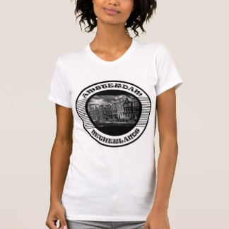 CAMISETA AMSTERDÃO PRETO E BRANCO