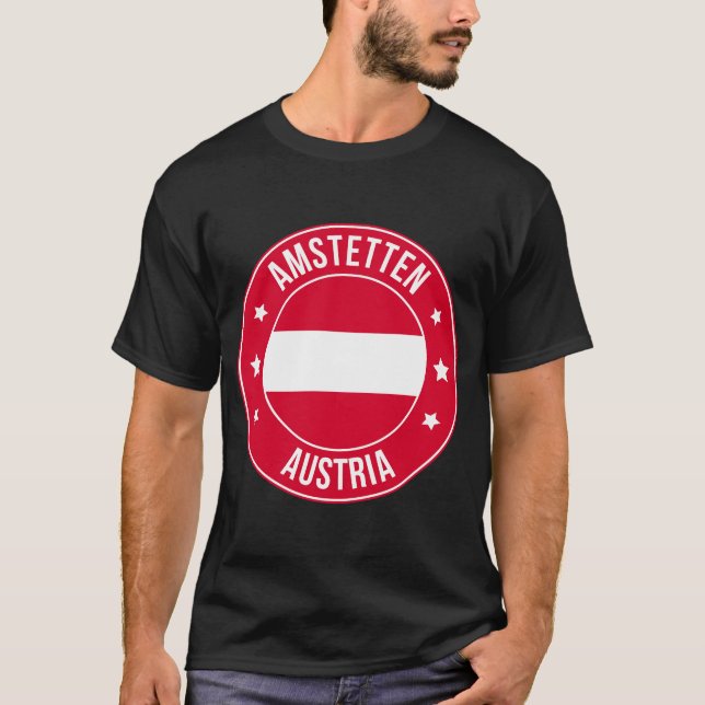 Camiseta Amstetten, Áustria Cidade (Frente)