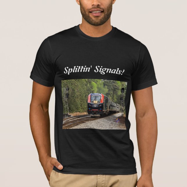 Camiseta Amtrak Splittin' Signals (Frente)