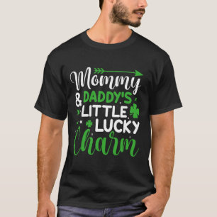 Camiseta Amuleto da Sorte da Mamãe e do Papai no Dia de São