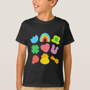 Camiseta Amuleto da Sorte Dia de São Patrício Pote de Ouro