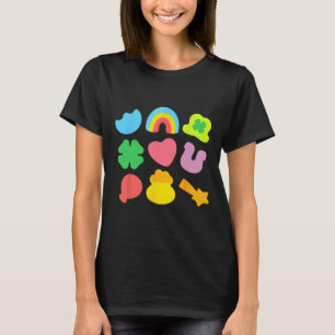 Camiseta Amuleto da Sorte Dia de São Patrício Pote de Ouro