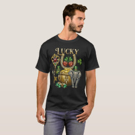 Camiseta Amuletos da Sorte e Símbolos de Boa Fortuna St. Pa