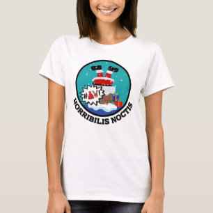 Camiseta Amusing Santa Claus's Horribilis Noctis