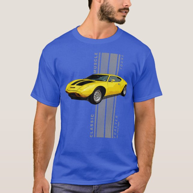 Camiseta AMX3 Classic American Muscle s Vintage (Frente)