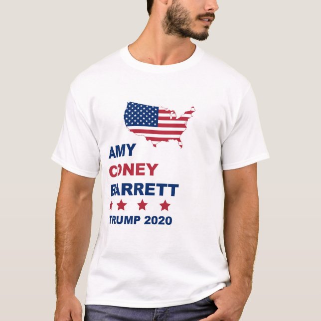 CAMISETA AMY CONEY BARRETT & TRUMP 2020 T-SHIRT (Frente)