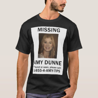 Camiseta Amy Dunne Missing Poster Essencial T-Shirt