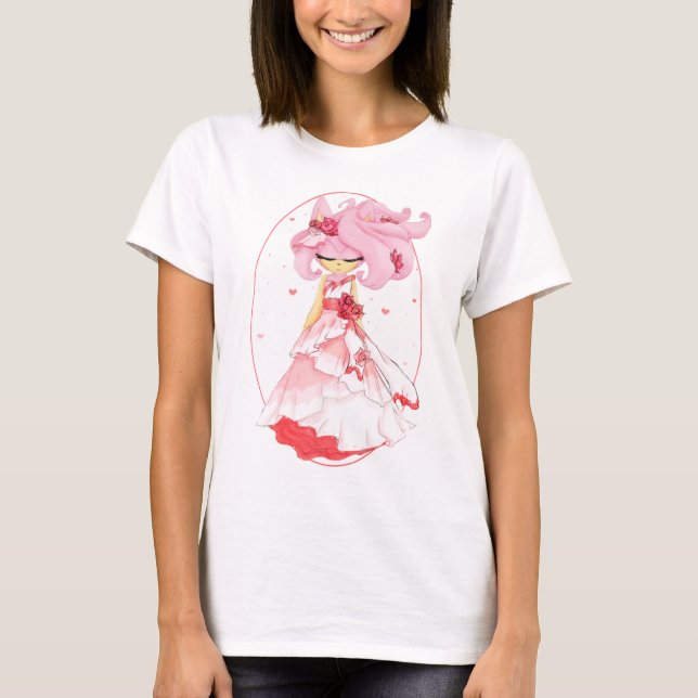 Camiseta amy rosa sonic (Frente)
