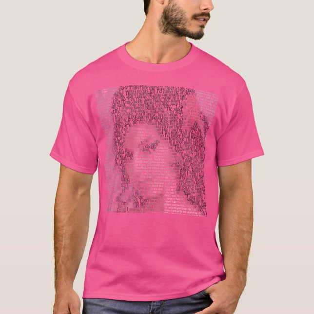 Camiseta Amy Winehouse 'Rehab' Lyrics Inspirava Design. (Frente)
