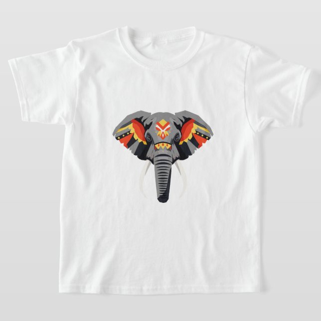 Camiseta An elephant head  (Postura )