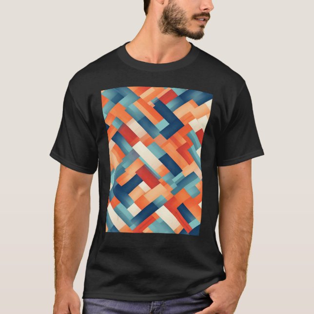 Camiseta An minimalistic optical abstract oil painting (Frente)