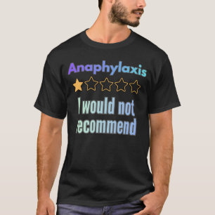 Camiseta Anafilaxia – Eu Não Recomendaria Consciência Diver
