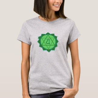 Camiseta Anahata Chakra Damas Burnout T-Shirt