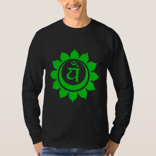 Camiseta Anahata Heart Chakra Green Fit Scoop