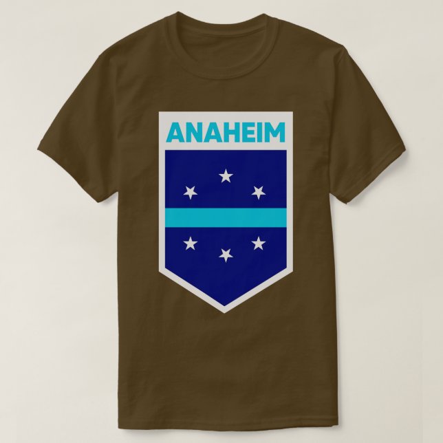 Camiseta Anaheim City Flag Emblem (Frente do Design)