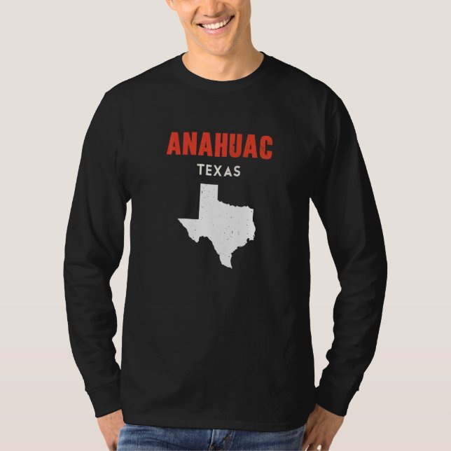 Camiseta Anahuac Texas USA State America Travel Texas   (Frente)