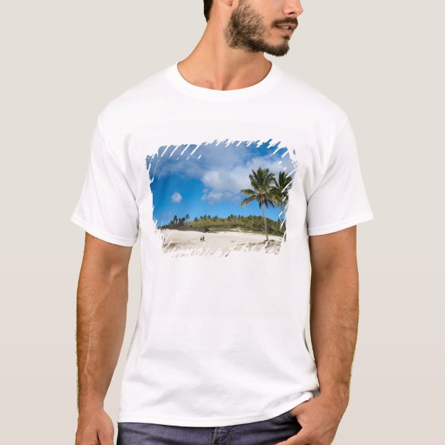 Camiseta Anakena, Rapa Nui, Ilha de Páscoa, Chile (Frente)