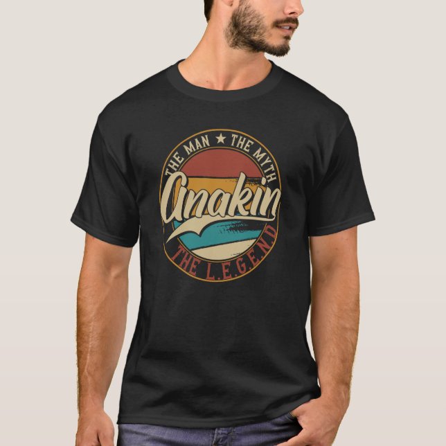 Camiseta Anakin O homem o mito a lenda (Frente)