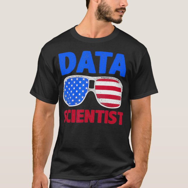 Camiseta Análise de Mineração de Data Science Learning Data (Frente)