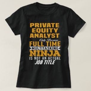 Camiseta Analista de Capital Privado