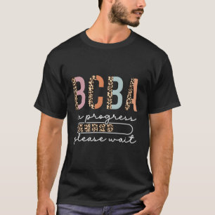 Camiseta Analista De Comportamento De Leopardo Bcba Em Anda