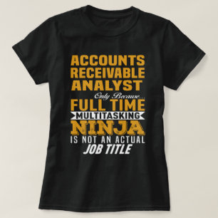 Camiseta Analista de Contas a Receber