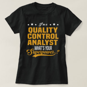 Camiseta Analista de controle de qualidade
